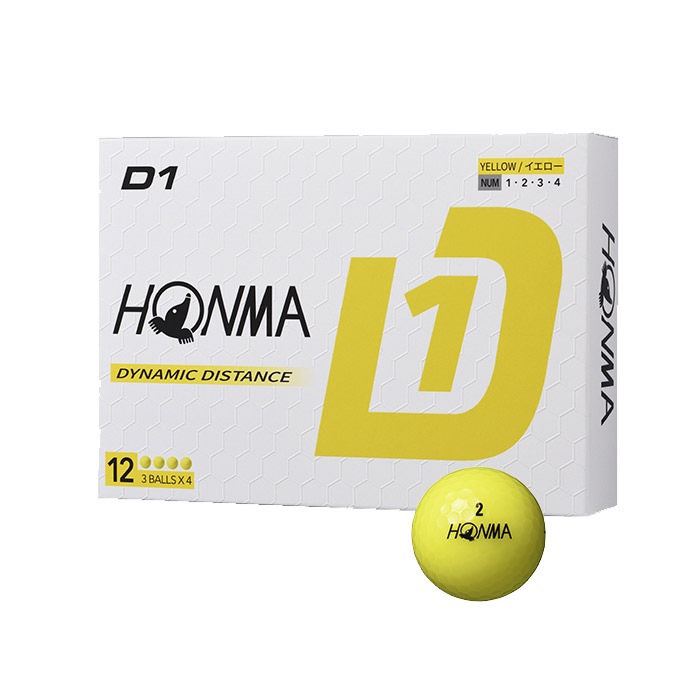【まとめ買いでお得 10ダースセット】HONMA 2024 D1 ボール 10ダースセット 本間ゴルフ