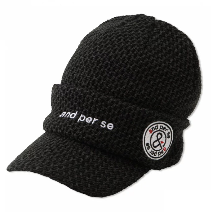 and per se ニット アンパスィ AND PER SE アンパスィ ニット セーター ネイビー系 サイズ：M