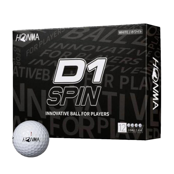 HONMA BT2301 D1 SPIN ボール 1ダース 本間ゴルフ ホンマゴルフ　D1スピン