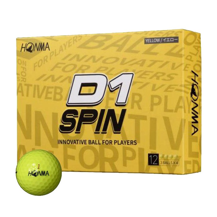 HONMA BT2301 D1 SPIN ボール 1ダース 本間ゴルフ ホンマゴルフ　D1スピン