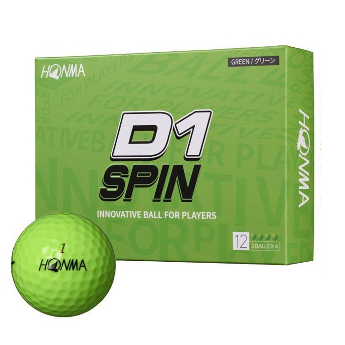 HONMA BT2301 D1 SPIN ボール 1ダース 本間ゴルフ ホンマゴルフ　D1スピン