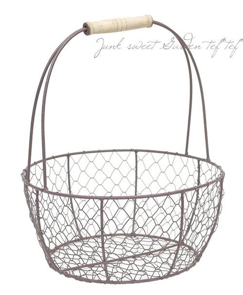 雑貨】ワイヤーバスケット サークルL | ブリキ雑貨 | | Junk sweet