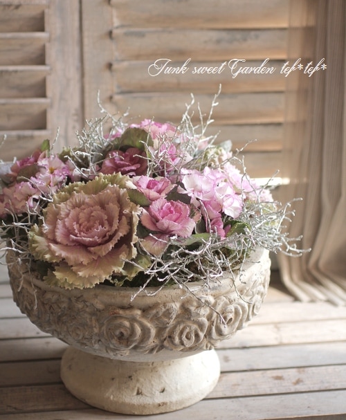 tef*tef*寄せ植え<BR>2014 * no.57 *<BR><BR>『アンティーク