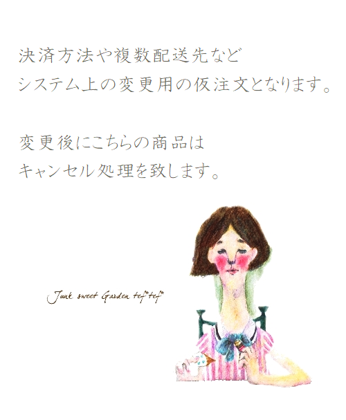 決済方法・配送先変更用】 仮注文 | すべての商品 | | Junk sweet 