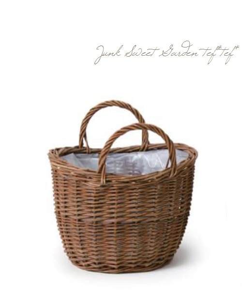 雑貨】 ブラウンバスケット Mサイズ | バスケット | | Junk sweet