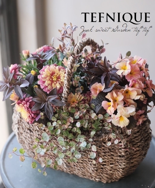 寄せ植え】-TEFNIQUE-寄せ植え 2021 * no.4 * 『春色クラシカル