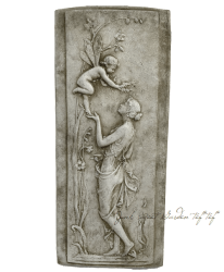 �ڻ��ߡ� �ѹ�SPARTA STATUES ��Nymph and Cherub B�� �����ǥ󥪡��ʥ��� ���ɳݤ��եå��ա�