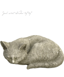 �ڻ��ߡ� �ѹ�SPARTA STATUES ��Curled Up Cat�� �����ǥ󥪡��ʥ���