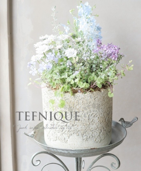 雑貨】【軽量】 セリーヌレース ラウンドL【アイボリー・ゴールド