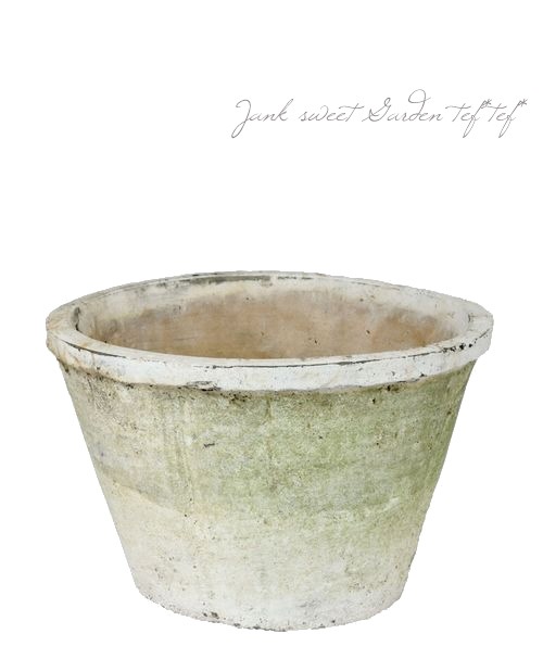 雑貨】モスポット スタンダード アンティーク ホワイト L | モスポット