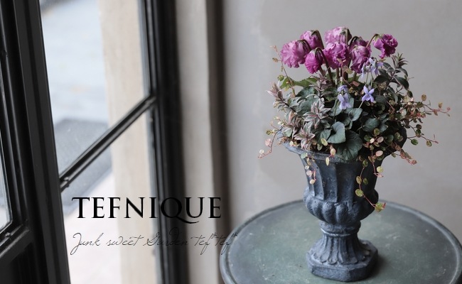 TEFNIQUE-寄せ植え 2020 * no.51 * 『ロココスタイルな寄せ植え