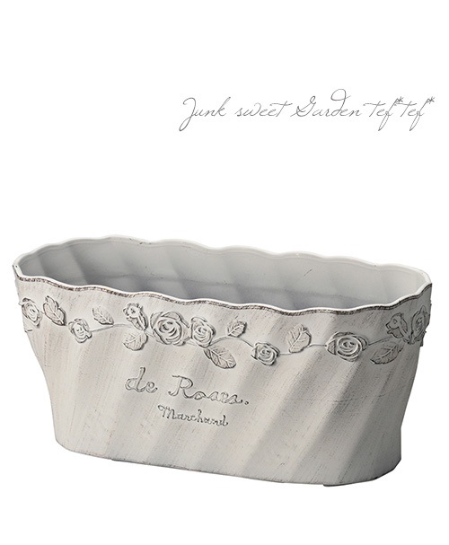 ☆hydrangea☆さま 専用です 雑貨】ローズマルシャンワイドW 【ホワイト】 | プラスチック鉢