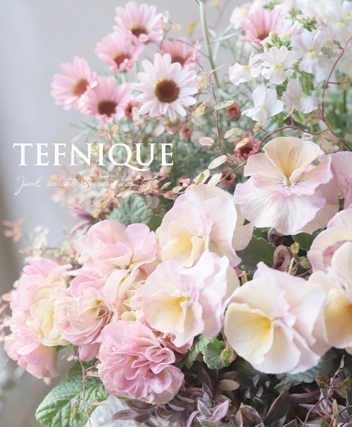 寄せ植え】-TEFNIQUE-寄せ植え 2026 * no.2 * 『大人可愛いlovely pink