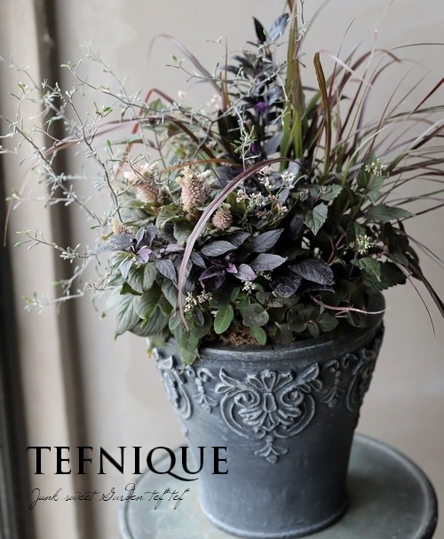 寄せ植え】-TEFNIQUE-寄せ植え 2022 * no.03 * 『大人シックな