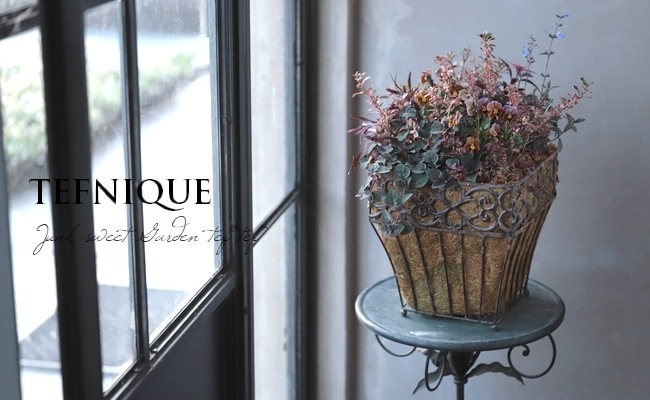 TEFNIQUE-寄せ植え 2020 * no.39 * 『フロチョコフリルの寄せ植え