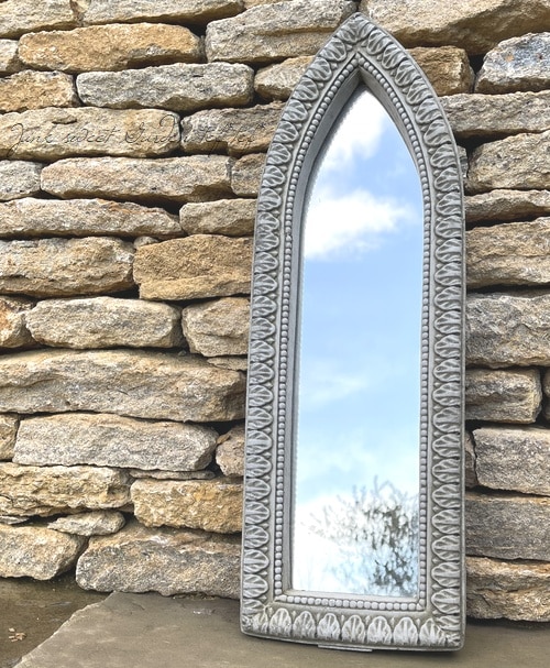 雑貨】 英国SPARTA STATUES 『Decorative Lancet Mirror』 ガーデン