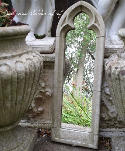 雑貨】 英国SPARTA STATUES 『Gothic Lancet Mirror』 ガーデン