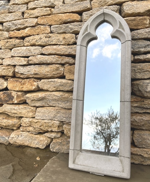 雑貨】 英国SPARTA STATUES 『Gothic Lancet Mirror』 ガーデン