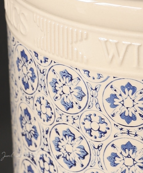 雑貨】 英国ウィリアムモリス ブルーフラワーL | 鉢・テラコッタ