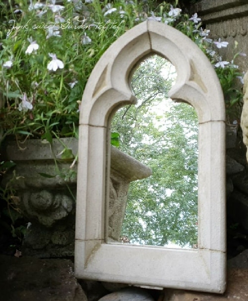 雑貨】 英国SPARTA STATUES 『Gothic Lancet Mirror Small