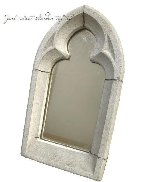 雑貨】 英国SPARTA STATUES 『Gothic Lancet Mirror Small』 ガーデン