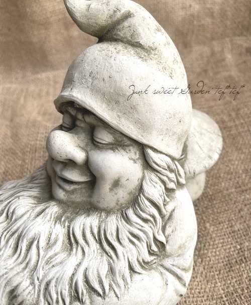 雑貨】 英国SPARTA STATUES 『Gnome on Toadstools』 ガーデン