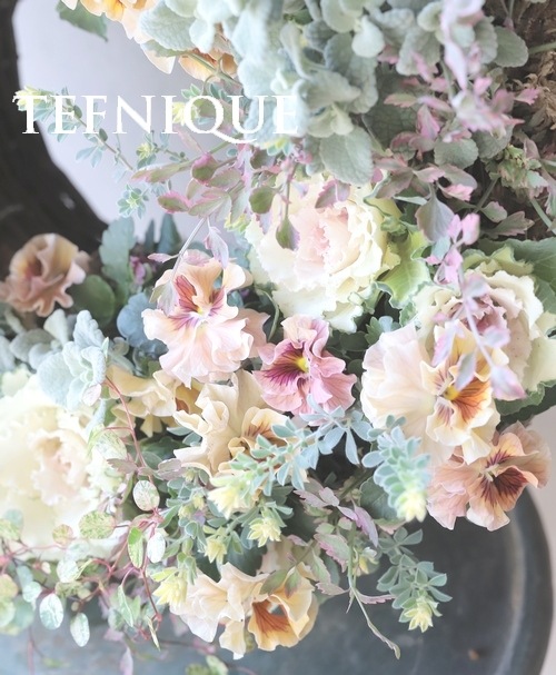 寄せ植え】-TEFNIQUE-寄せ植えリース 2022 * no.11 * ラブリー 寄せ植え】-TEFNIQUE-寄せ植えリース 2022 * no.11 * ラブリー