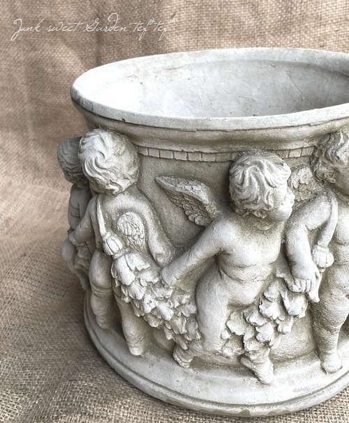 �ڻ��ߡ� �ѹ�SPARTA STATUES ��Cherub Pot Small�� �����ǥ󥪡��ʥ���