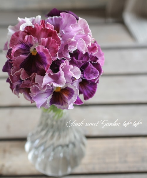 Peaceleaf様専用フリルカービングラベンダーアメシスト×MOP ピアス Nouer des liens フリルガーゼブランケット A80854(ガーゼケット