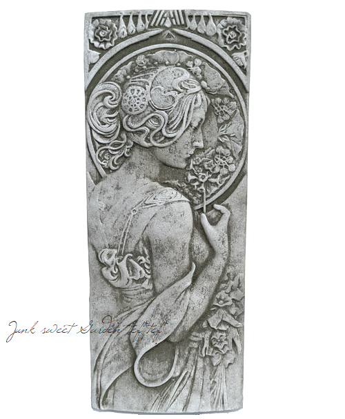 雑貨】 英国SPARTA STATUES 『Art Deco Plaque A』 ガーデン