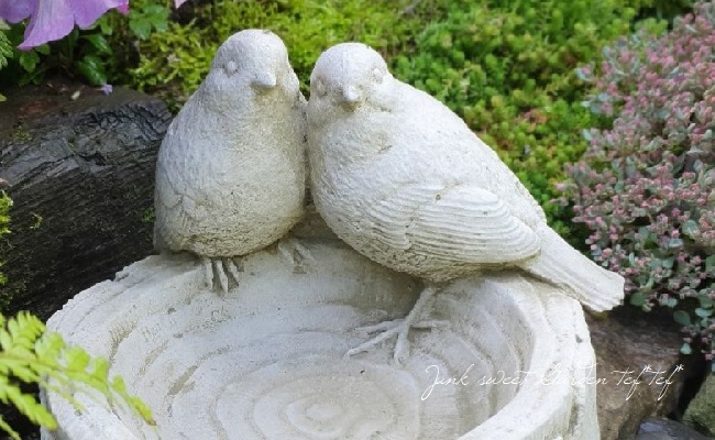 英国ガーデンオーナメント 雑貨】 英国SPARTA STATUES 『Birds on Log Feeder』 ガーデン