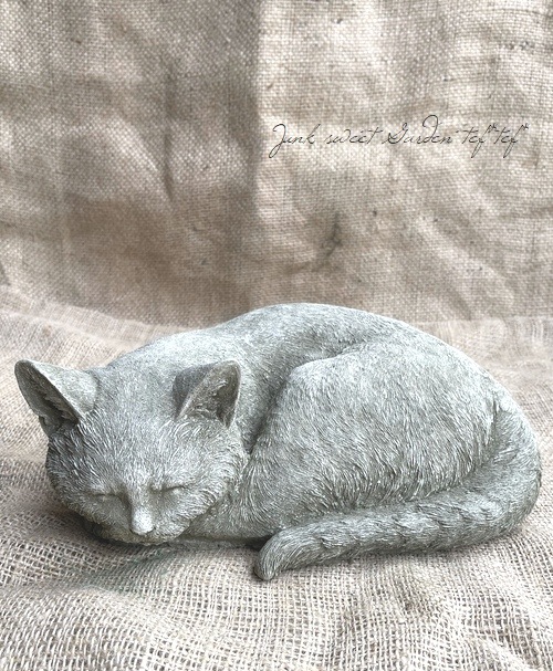 ڻߡ ѹSPARTA STATUES Curled Up Cat ǥ󥪡ʥ