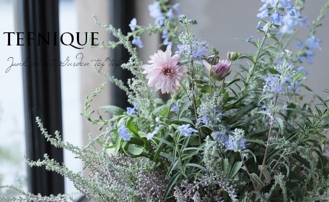 Tefnique 寄せ植え 19 No 67 ローラアシュレイの鉢でパステルエレガント 寄せ植え Junk Sweet Garden Tef Tef