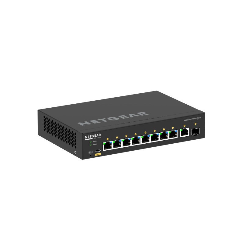 NETGEAR (�ͥåȥ���) �����å��󥰥ϥ� PoE+�б� (110W) �����ӥå� 9�ݡ��� �ե�ޥ͡��������å� GSM4210PD-100JPS