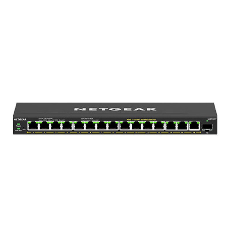 NETGEAR (�ͥåȥ���) �����å��󥰥ϥ� SOHO / ��������POE+�б� (231W) �����ӥå�15�ݡ���SFP �������å� ����ޥ͡����ץ饹�����å� GS316EPP