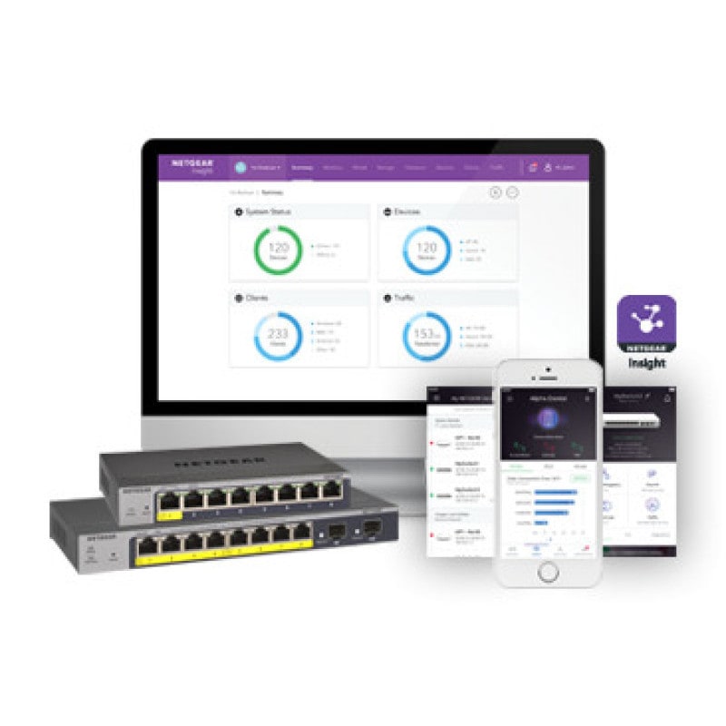 NETGEAR (�ͥåȥ���) �����å��󥰥ϥ� Insight���饦�ɵ�ǽ�б����ޡ��ȥ����å�
