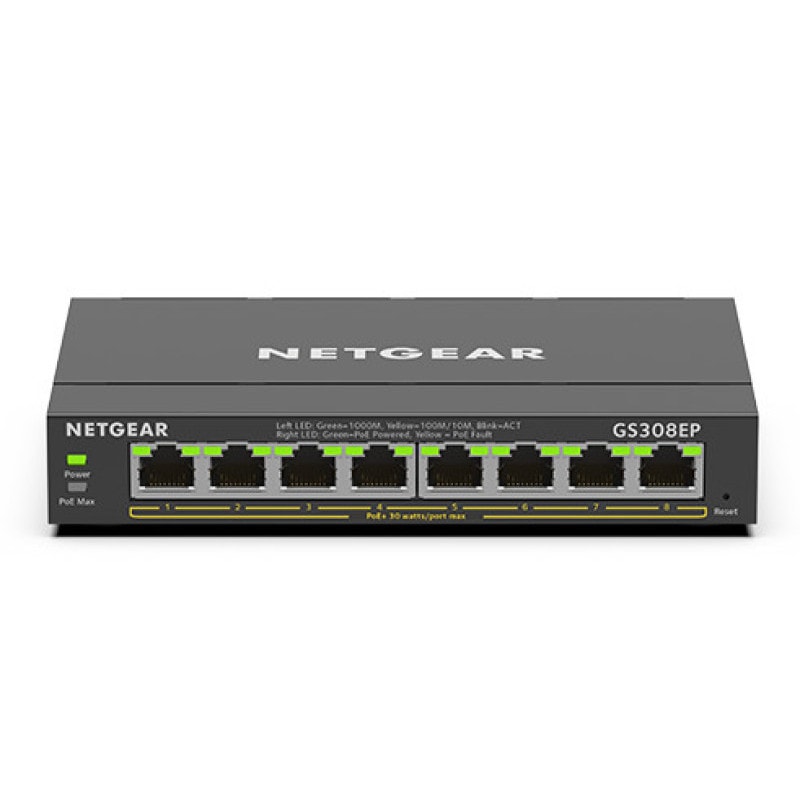 NETGEAR (�ͥåȥ���) �����å��󥰥ϥ� SOHO / ��������POE+�б� (62W) �����ӥå�8�ݡ��ȥ���ޥ͡����ץ饹�����å� GS308EP