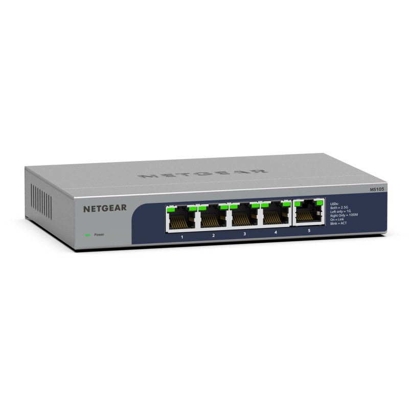 NETGEAR (�ͥåȥ���) �����å��󥰥ϥ� 1G / 2.5G �ޥ������ 5�ݡ��� ����ޥ͡��������å� MS105-100JPS