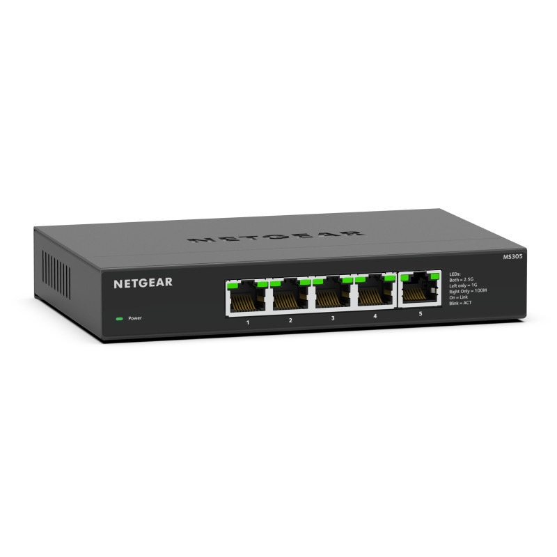 NETGEAR (�ͥåȥ���) �����å��󥰥ϥ� SOHO / �������� 1G / 2.5G�ޥ������ 5�ݡ��� ����ޥ͡��������å� MS305-100JPS