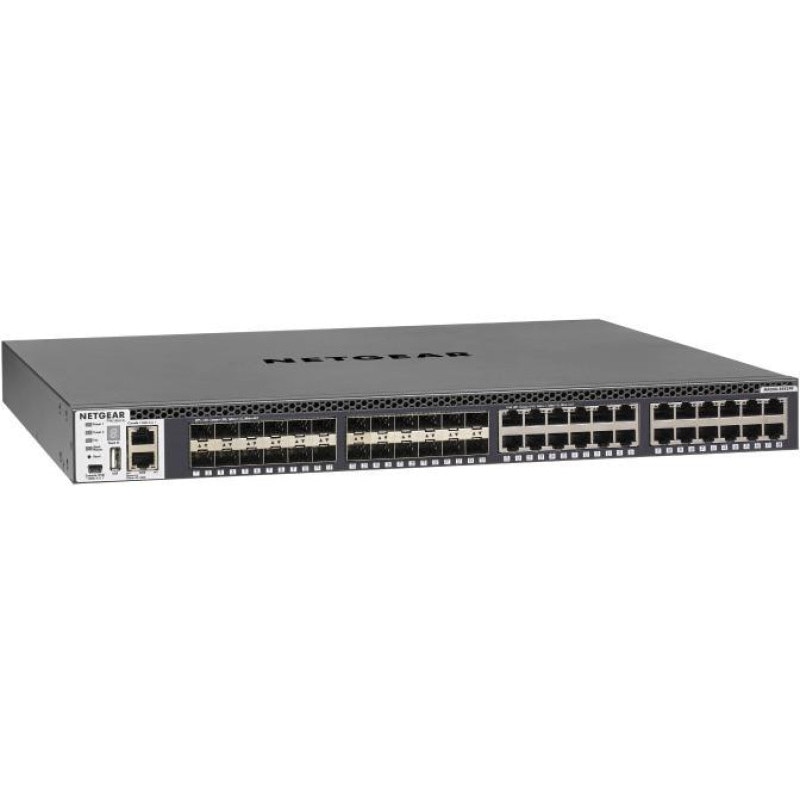 NETGEAR (�ͥåȥ���) M4300-24X24F 10G RJ-45��24 10G SFP+�����åȡ�24 �����å��֥� L3 �ե�ޥ͡��������å� XSM4348S-100AJS