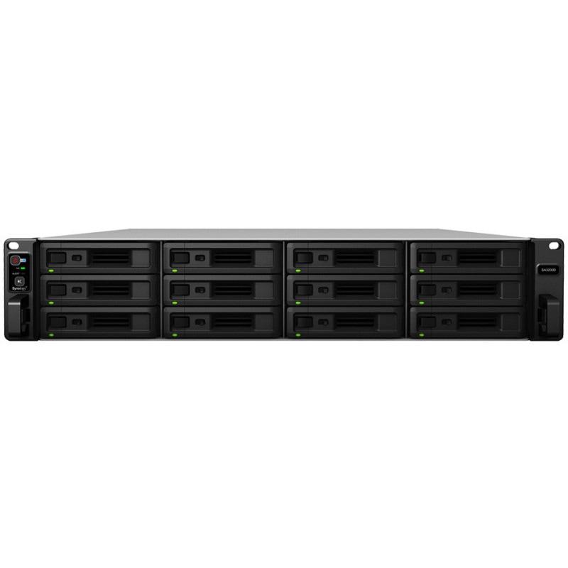 Synology (���Υ�����) SA3200D 2U 12�٥� ��å��ޥ���ȷ� NAS ����ȯ�����ʤΤ��ᤴ��ʸ��3-4���֤��ܰ¤˽в� ����󥻥��Բ�