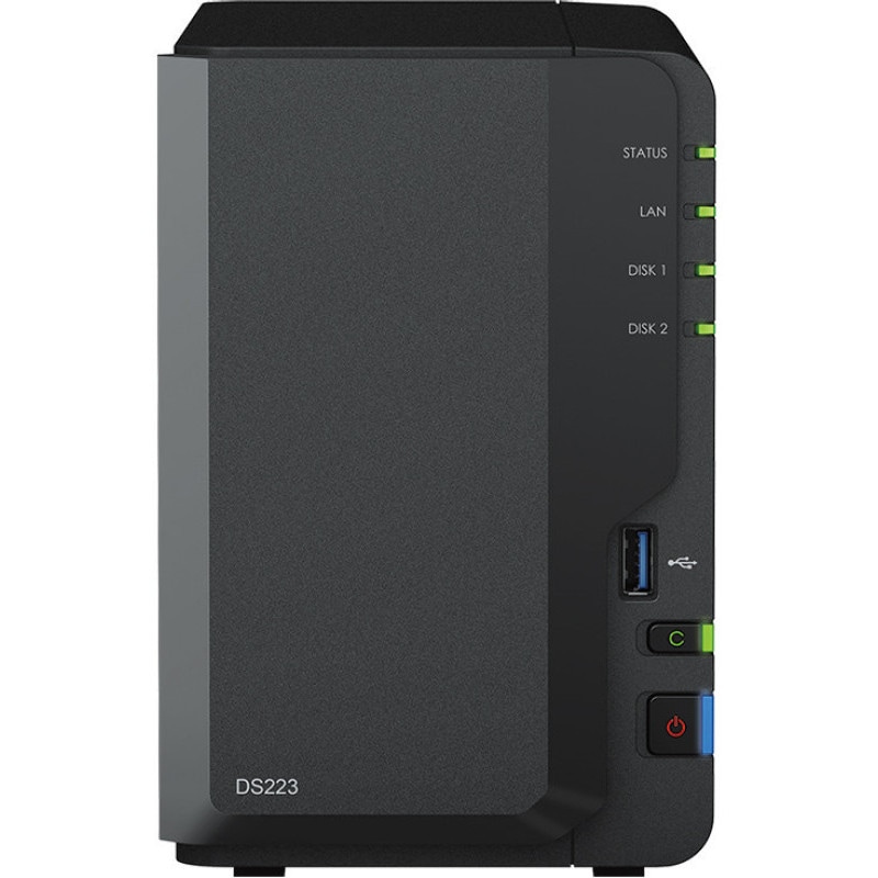 Synology (���Υ�����) DiskStation DS223 2�٥� �����NAS ����ȯ�����ʤΤ��ᤴ��ʸ��3-4���֤��ܰ¤˽в� ����󥻥��Բ�