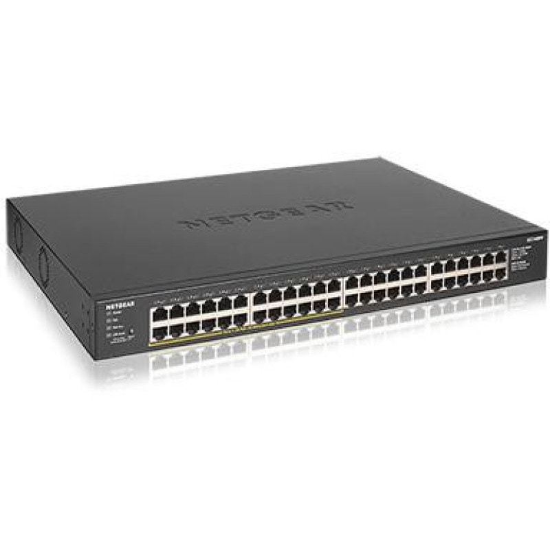 NETGEAR (�ͥåȥ���) POE+�б� (380W) �����ӥå�48�ݡ��� ����ޥ͡��������å� GS348PP-100AJS