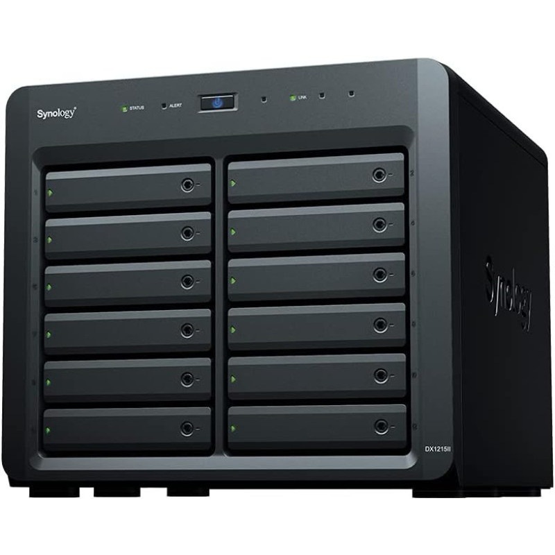 Synology (Υ) Expansion Unit DX1215II 12٥ 3.5 / 2.5 SATA ĥ˥å ȯʤΤᤴʸ3-4֤ܰ¤˽в 󥻥Բ