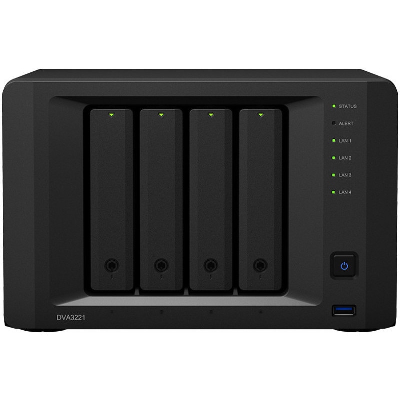Synology (Υ) DVA3221 ǥץ顼˥ 4٥  NVR ƻ륫NASå ȯʤΤᤴʸ3-4֤ܰ¤˽в 󥻥Բ