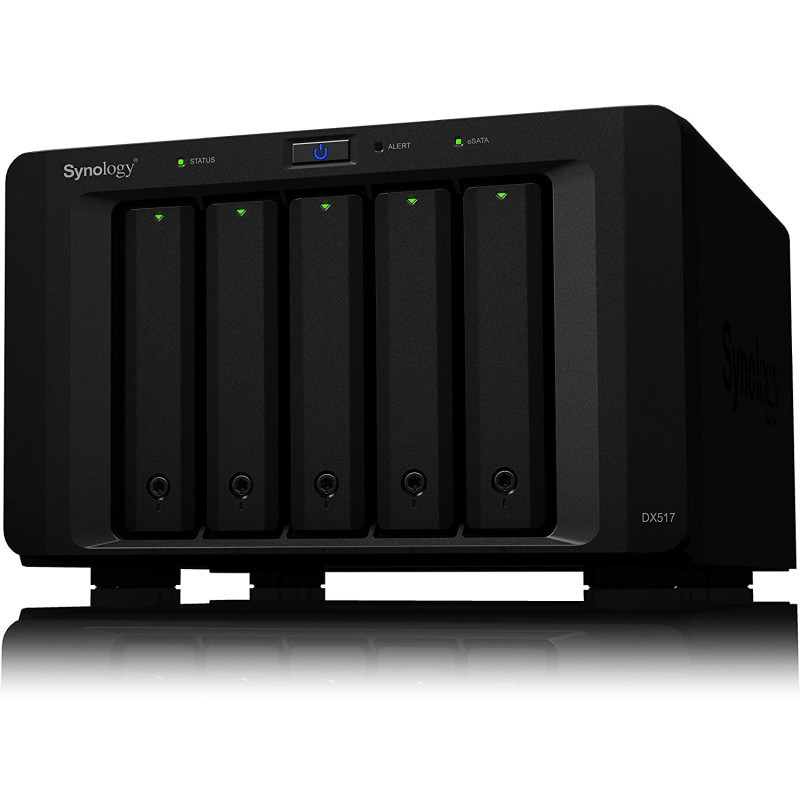 Synology (���Υ�����) Expansion Unit DX517 5�٥� 3.5����� / 2.5����� SATA ��ĥ��˥å� ����ȯ�����ʤΤ��ᤴ��ʸ��3-4���֤��ܰ¤˽в� ����󥻥��Բ�