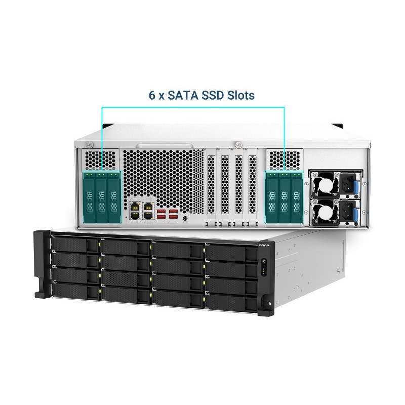 QNAP (塼ʥå) TS-h2287XU-RP-E2336-32G 22٥ 3.5SATA 16٥2.5SATA 6٥)3U åޥȥNAS ĹŸ USB 3.2 Gen 2 ΤΤ) ȯʤΤᤴʸ3-4֤ܰ¤˽в