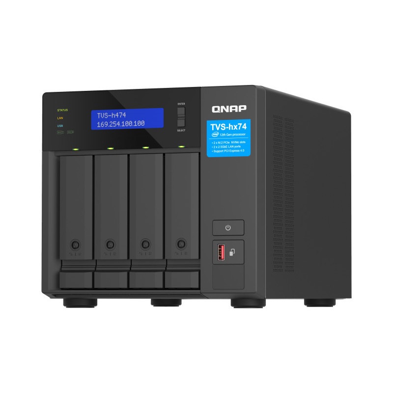 QNAP  4٥ NAS ƥ Pentium Goldץå USB 3.2 Gen 2 ZFS١QuTS hero OS TVS-h474-PT-8G ΤΤ) ȯʤΤᤴʸ3-4֤ܰ¤˽в