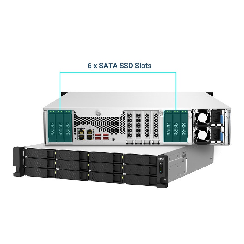 QNAP (塼ʥå) TS-h1887XU-RP-E2334-16G 18٥ 3.5SATA12ġ2.5SATA6)2U åޥȥNAS ĹŸ USB 3.2 Gen 2 ΤΤ) ȯʤΤᤴʸ3-4֤ܰ¤˽в