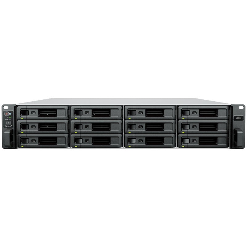 Synology (���Υ�����) UC3400 12�٥� 2U��å��ޥ���ȷ�NAS ����ȯ�����ʤΤ��ᤴ��ʸ��3-4���֤��ܰ¤˽в� ����󥻥��Բ�